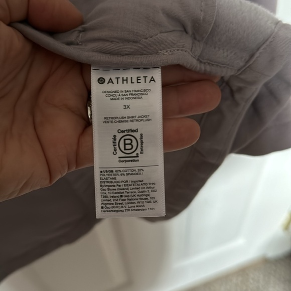 Athleta cozy Jacket size 3x NWOT - Picture 3 of 8